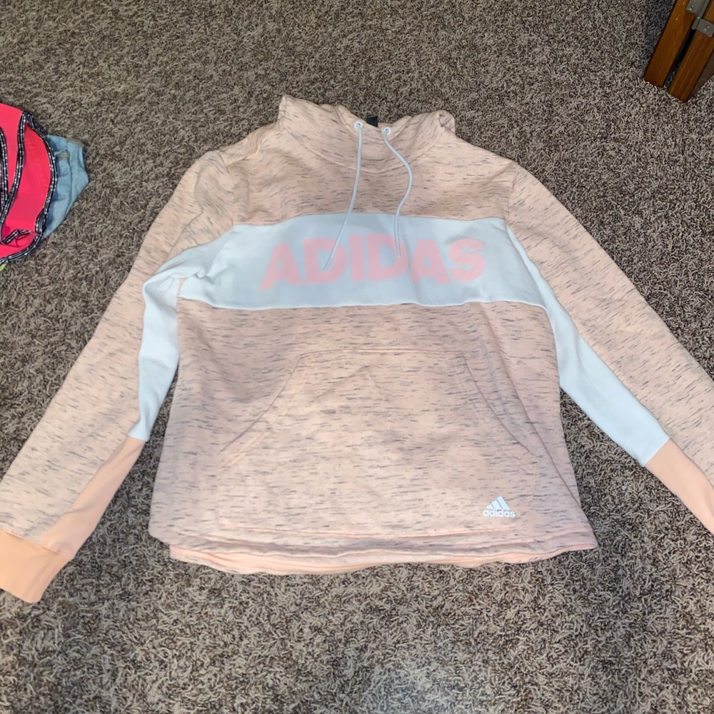 Coral Adidas Sweatshirt